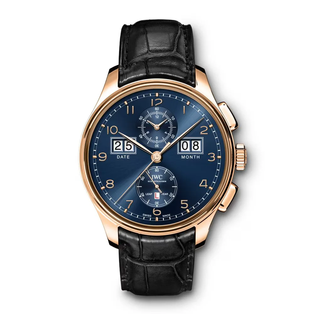 IWC Portuguese Perpetual Calendar Digital Date-Month Rose Gold